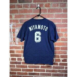 Shinya Miyamoto Tokyo Japan Yakult Swallows 6 NPB Baseball Shirt Adult Medium